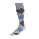 REJUVA Argyle Smoke Below Knee Socks 15 - 20mmHG - Soul Legs