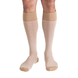 Designer Compression Socks - REJUVA Herringbone Sand 15 - 20mmHG - Soul Legs