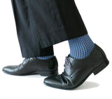 SOUL LEGS Men's Blue Chevron Dress Socks 15 - 20mmHG - Soul Legs