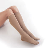 SOLIDEA Unisex Diabetic Knee High Compression Socks Camel - Soul Legs