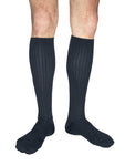 SOUL LEGS Men's Dark Navy Dress Socks 15 - 20mmHG
