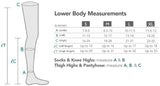 Designer Compression Stockings - REJUVA Sheer Floral 15 - 20mmHG - Soul Legs